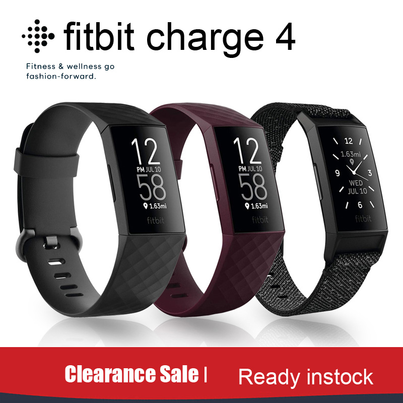 Smartwatch Watches For Men - Originale Fitbit Charger 4 Smart Watch