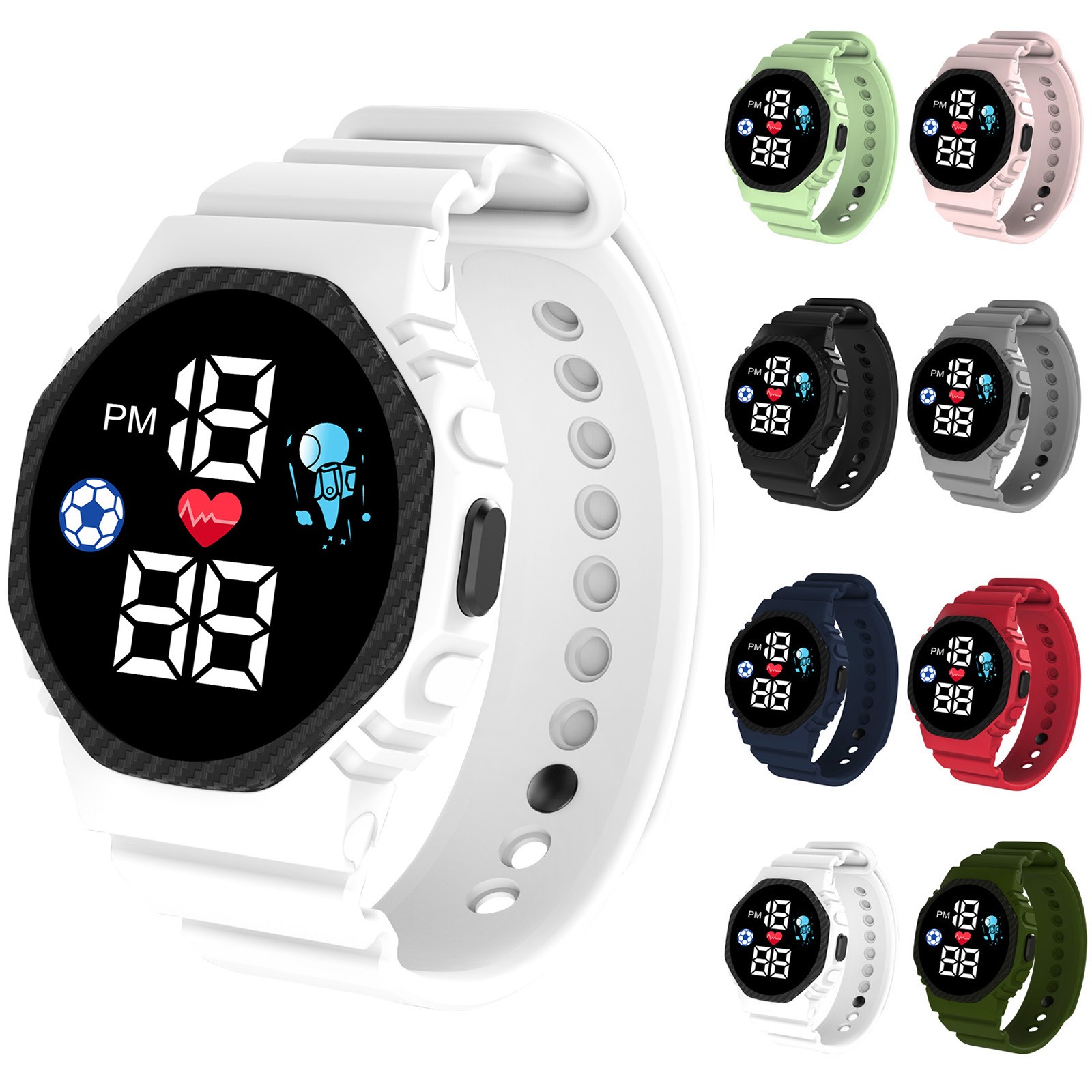 Smartwatch Digital Watches For Kid Girl - Orologio intelligente multicolore per bambini ragazzo