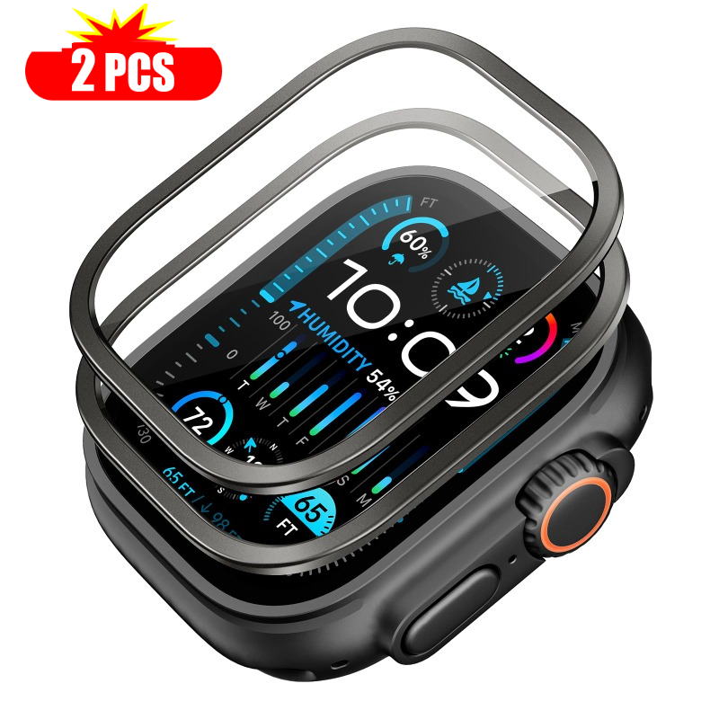 Smartwatch Watches For Men - 2 pezzi di vetro temperato per