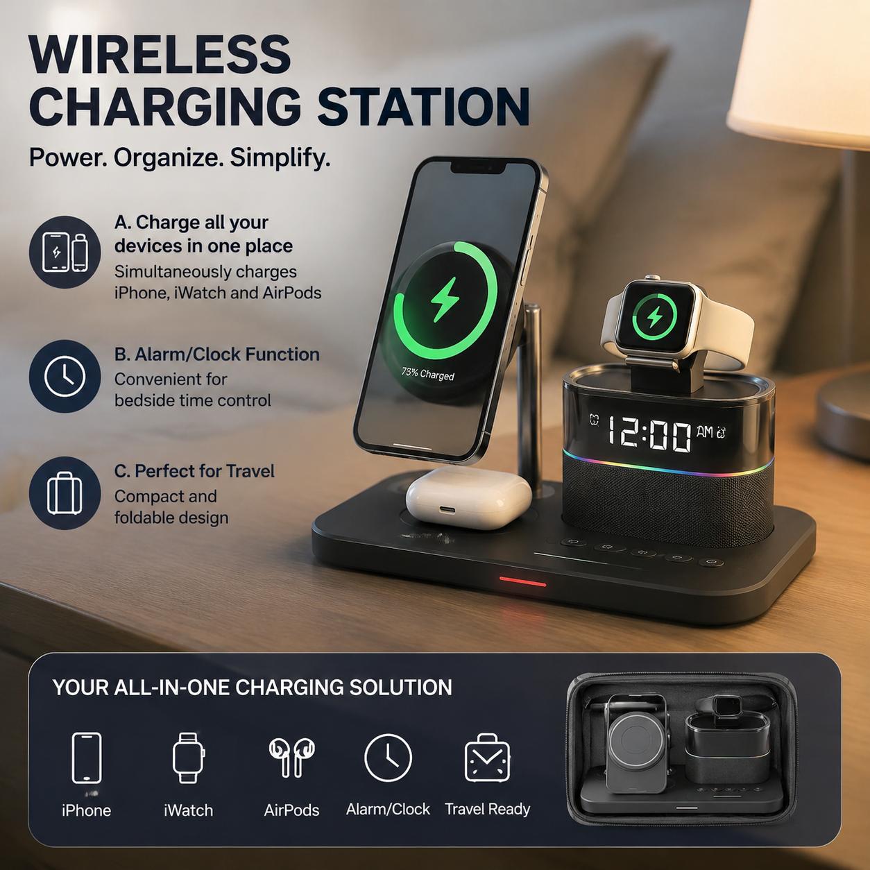 Stazione di Ricarica Wireless  - Smartwatch Phone Watches recensione e prezzo