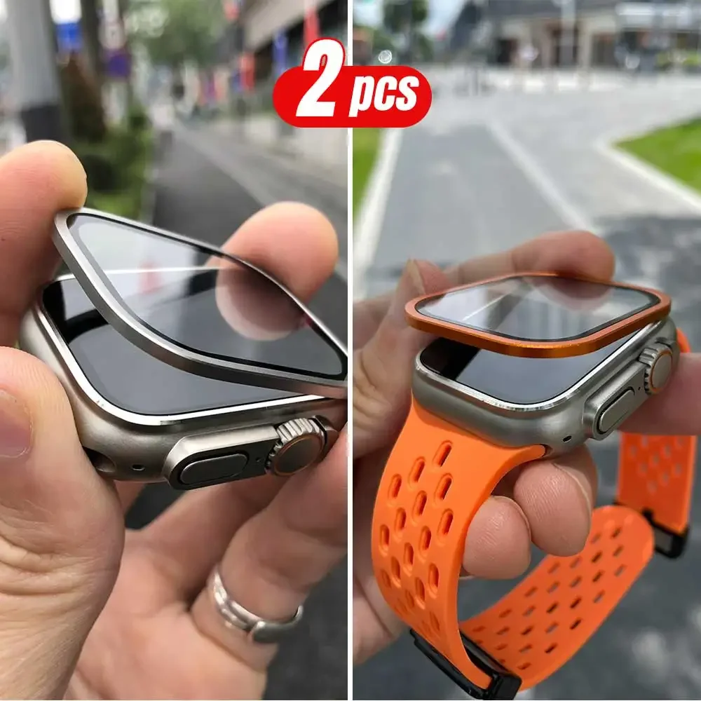 2 pezzi telaio in metallo tita - Smartwatch Watches For Men recensione e prezzo