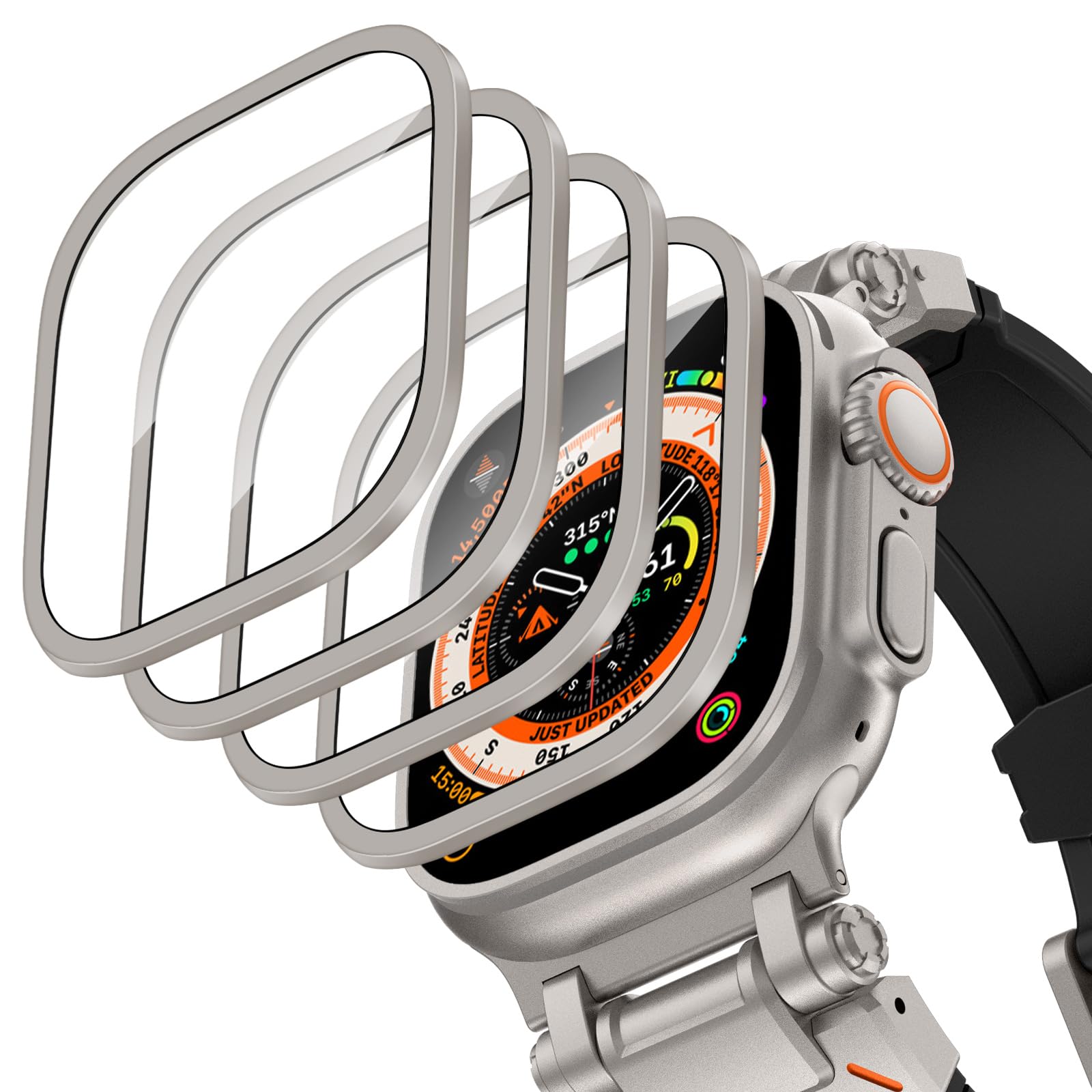 Aluminium Alloy Case+Tempered  - Smartwatch Watches For Men recensione e prezzo