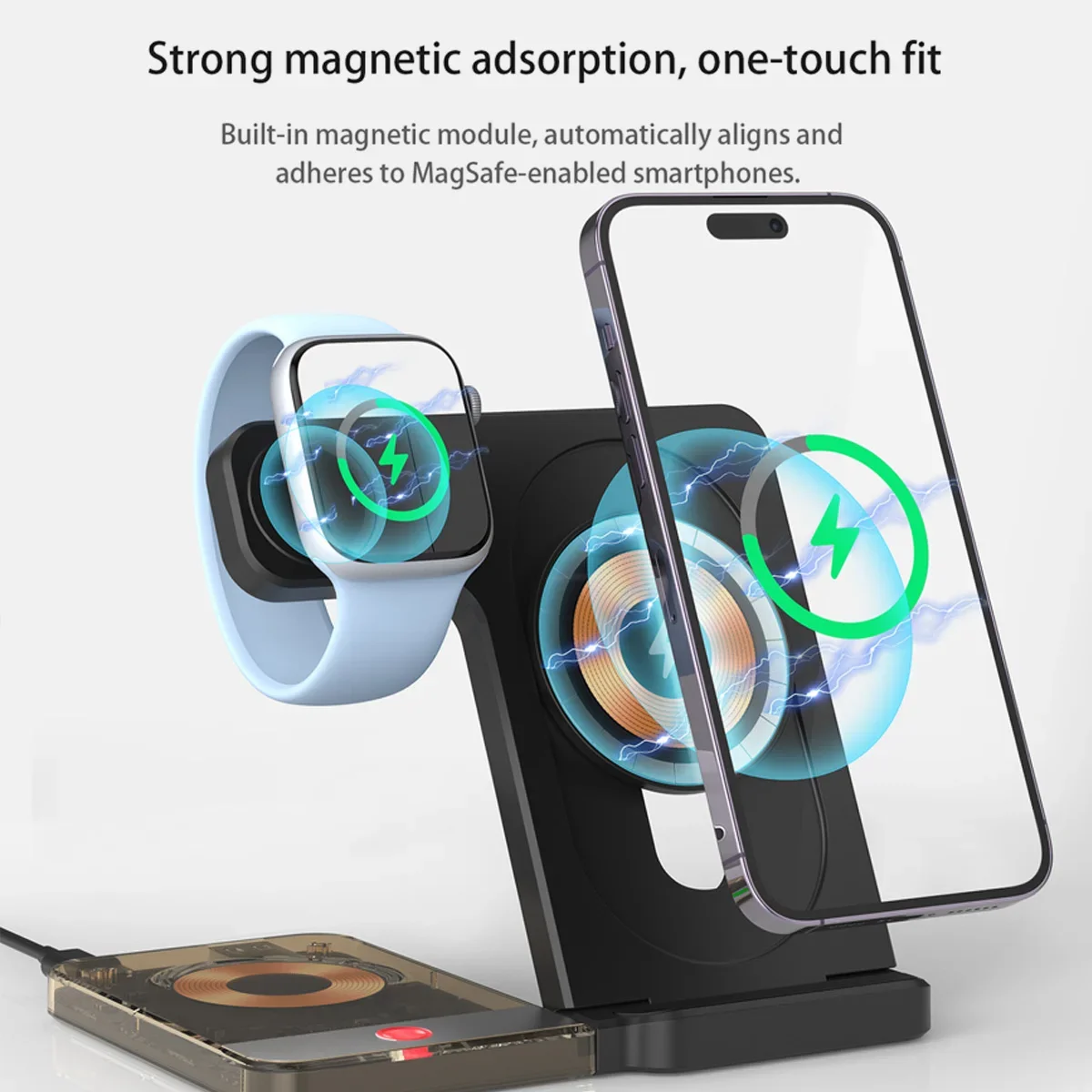 Supporto di ricarica wireless  - Smartwatch Phone Watches recensione e prezzo